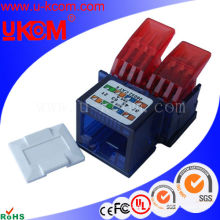 Novo chegou UTP RJ45 90 graus toolless cat6 keystone jack